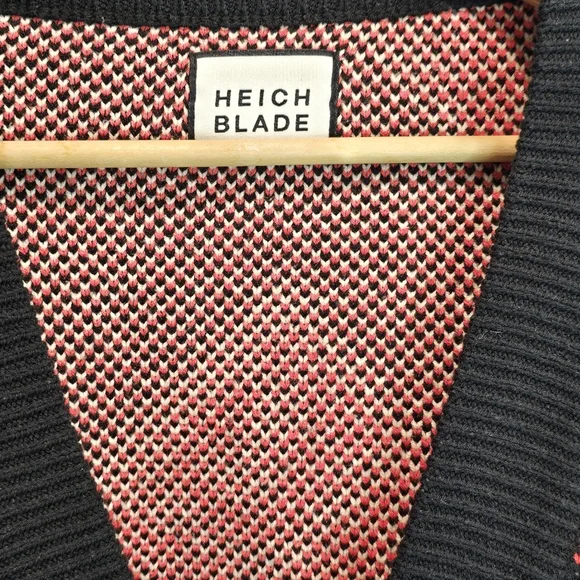 Heich Blade Riot Jacquard Cardigan Size M/L - Picture 6 of 12